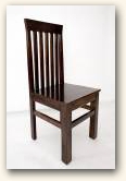 Indyjskie krzesÅ‚o krÃ³lewskie wykonane z litego, egzotycznego drewna  » Click to zoom ->